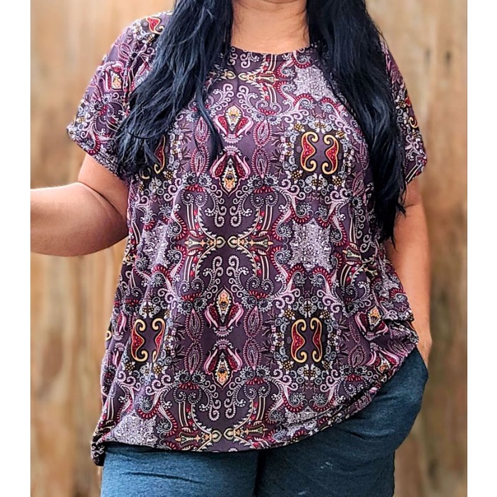 Mulher Dentro das Mulheres & #39; s Plus Size Malha Camisa Túnica De