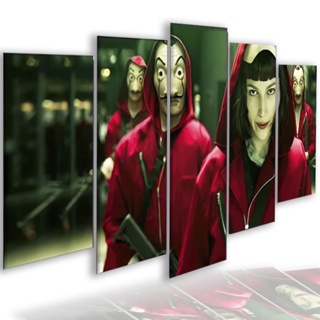 Placa Decorativa Nairóbi Personagem La Casa de Papel Série Netflix