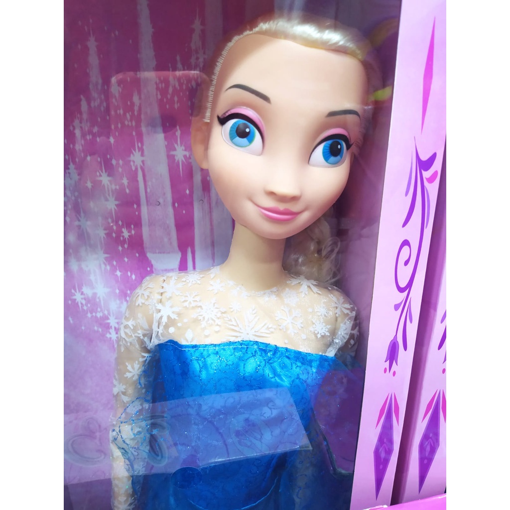 Muñeca Frozen Elsa Gigante 90 Cm Bambola Frozen 90 Cm