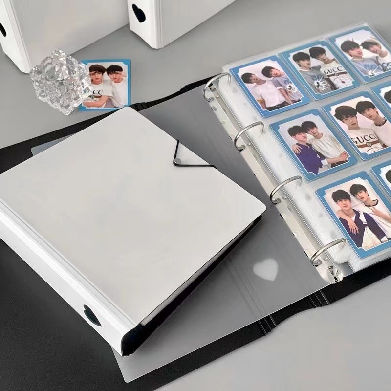 PhotoCard Binder 3inch Hollow Love Star Chasing Photo Card Polaroid Álbum De Fotos