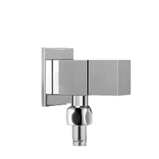 Ducha Higiênica Quadrada para Banheiro / Lavabo Flexível 1,20m Metal Inox 1/4 de Volta Luxo