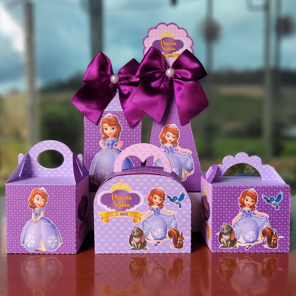 Fazendo a Propria Festa: KIT PERSONALIZADOS TEMA PRINCESA SOFIA