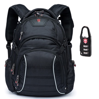 Mochila Swissport Executiva Notebook Usb Cadeado Embutido