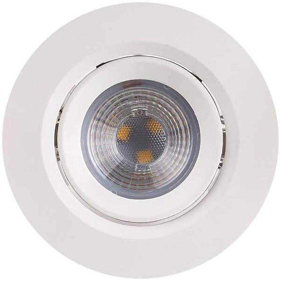 Spot LED Embutir Redondo 3w SMD Direcionável Branco Frio | Shopee Brasil
