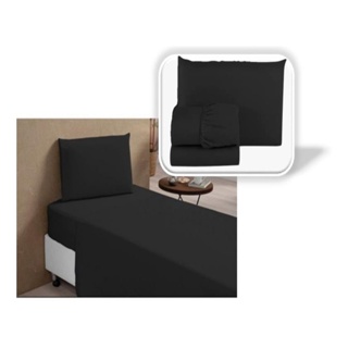Kit 02 Jogo De Lencol Solteiro 3 Pecas Premium Cama Lisos