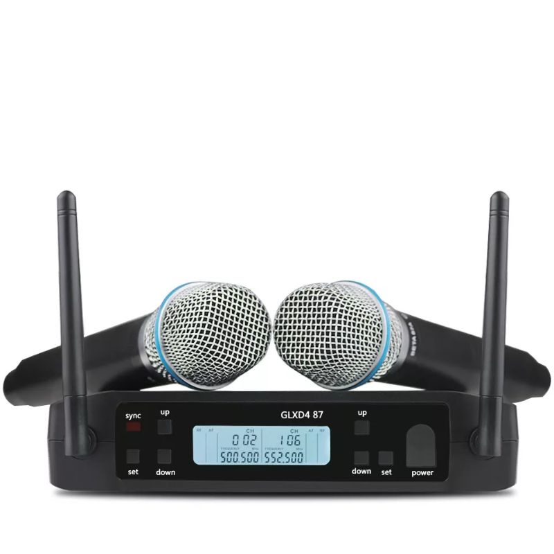 Microfone Sem Fio Duplo Glxd4 Shure Beta 58a Profissional | Shopee