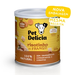 Ração Úmida Pet Delícia Cães Risotinho de Frango - 320g