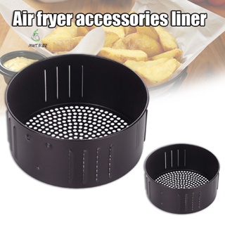Cesta Para Fritadeira A Ar Antiaderente Cozinha Assado Em Aço Carbono Drenagem Óleo De Esgoto De Universal Air fryer Acessórios