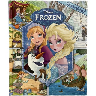 Livro Infantil Onde Está Frozen Disney Capa Dura