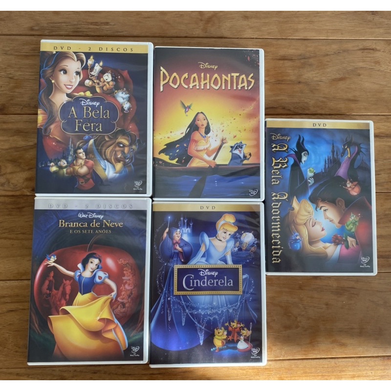 Kit DVD Disney Princesas | Shopee Brasil