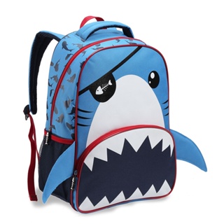 Mochila Infantil Menino Escolar Viagem Passeio Shark Tubarão 2023