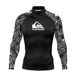 Quiksilver Masculino Maiô Natação Camiseta Praia Proteção UV Roupa De Banho Rash Guard Manga Longa Surf Mergulho Rashgua
