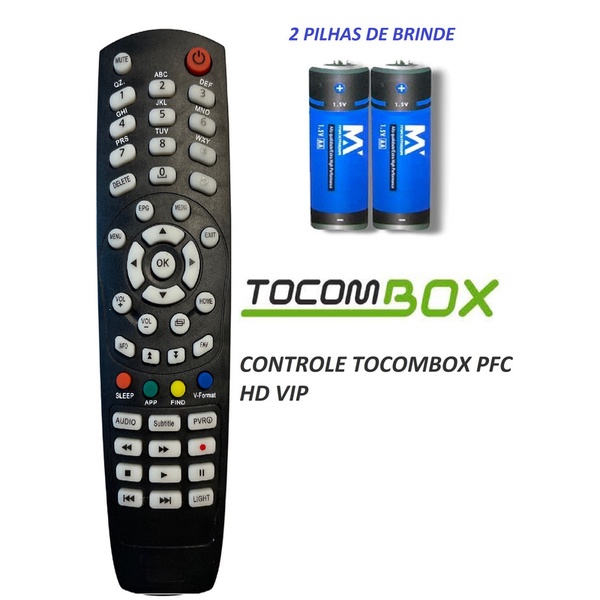 CONTROLE TOCOMBOX PFC HD VIP PRONTA ENTREGA | Shopee Brasil