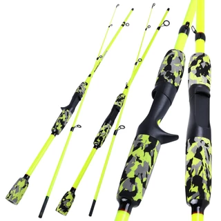 Vara De Pesca Sougayilang Spinning/Casting Fishing Rod 2 Seções Carbono Para A Em Água Doce (1.8M/6ft)