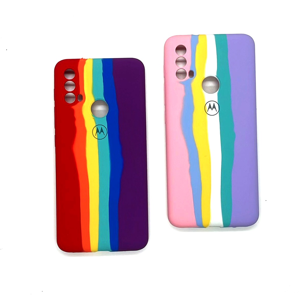 Capa Case Capinha Motorola Moto E4 Plus Arco Iris Azul em Promoção na  Americanas