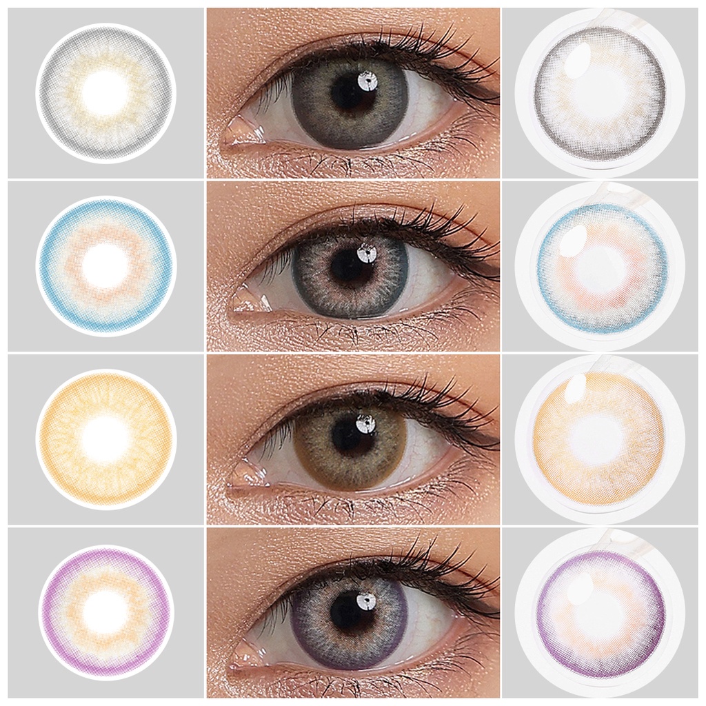 Lentes de Contato Magister Color Lentes Naturais do Ano 1 Par Multi ...