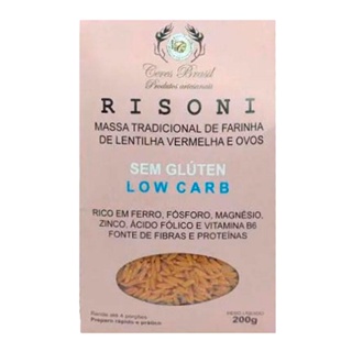 Macarrão sem Glúten Risoni de Lentilha Vermelha Ceres 200g
