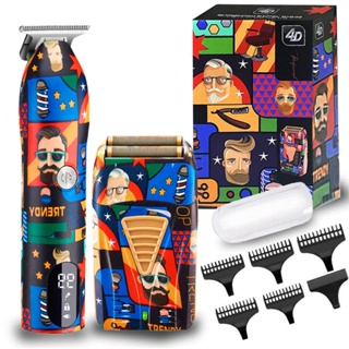 Barbeador/Aparador Elétrico Recarregável Para Cortar Cabelo Sem Fio