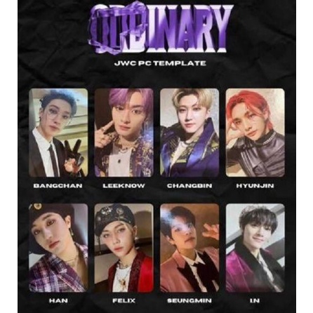 KIT Stray Kids ODDINARY Fanmade Photocards (Ler a descrição