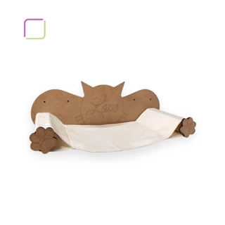 Caminha para Gatos Suspensa Mdf Rede Gatos e Suporte Porta Chaves Gato Pequeno Caminha para Gato
