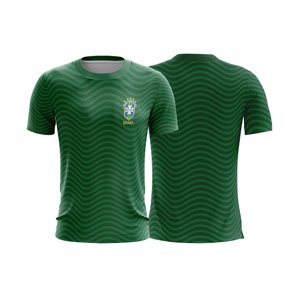 Kit 3 Camisetas Do Brasil Algodão Copa Do Mundo 2022