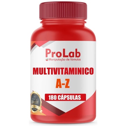 Suplemento Multivitamínico Prolab A-z 180 Cáps - Completo