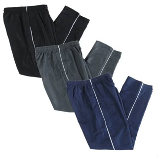 kit 3 calças masculina tactel com bolso, reforçada exercicio trabalho