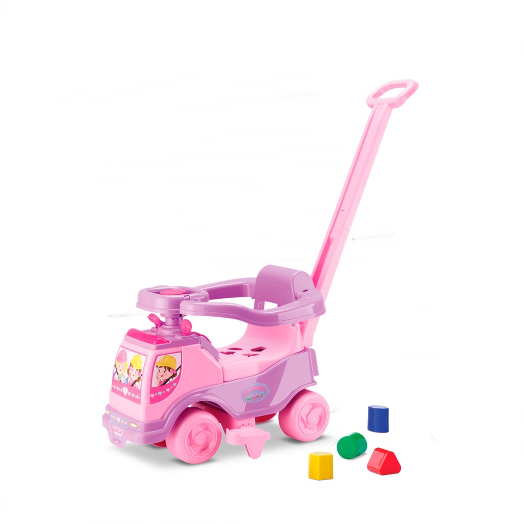 Totoka Bolinha Infantil Motoca Bebe Menina Velotrol Dedoche