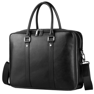 Bolsa Pasta Executiva Maleta Couro Sintético Com Alça Comprida Para Carregar Notebook E Documentos 206