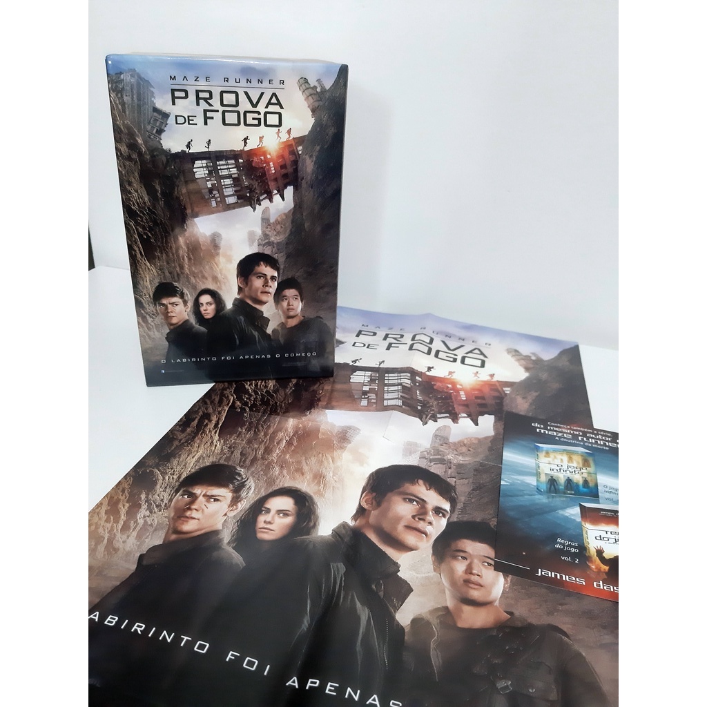 COMBO - Maze Runner - Prova de Fogo - Correr ou morrer - A cura