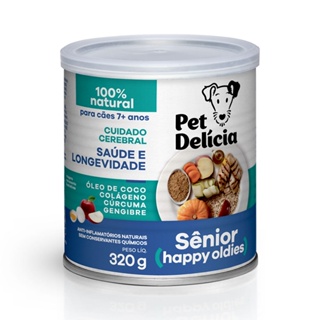 Racao Umida Pet Delicia Caes Senior Happy Oldies - 320g