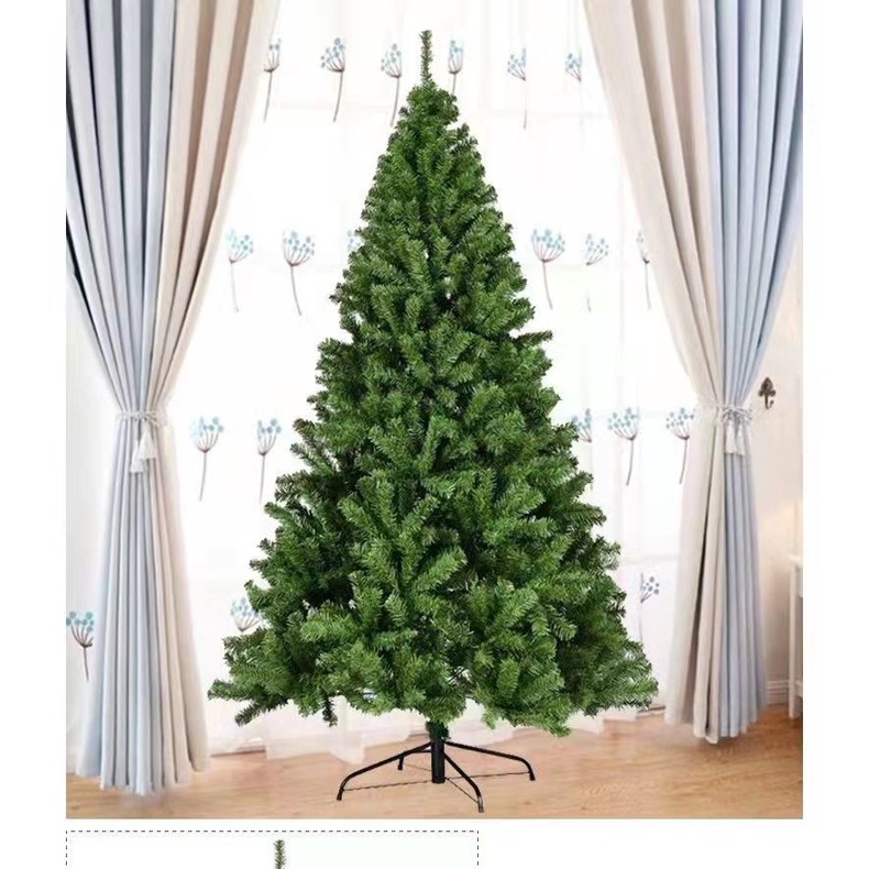 Decoração de natal original árvore de natal agulhas de pinheiro de duas cores com suporte de metal Decoração de natal árvore de natal suporte de metal pinheiro