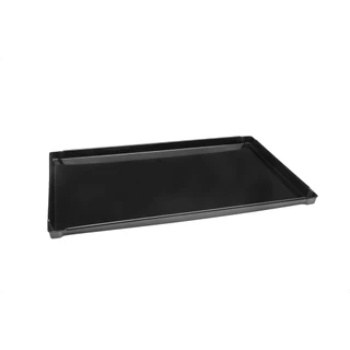 Bandeja Escorredor 16 Pratos Coletora De Água Mak Inox Preta