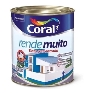 Rende muito Tinta concentrada 900ml Coral BRANCO NEVE