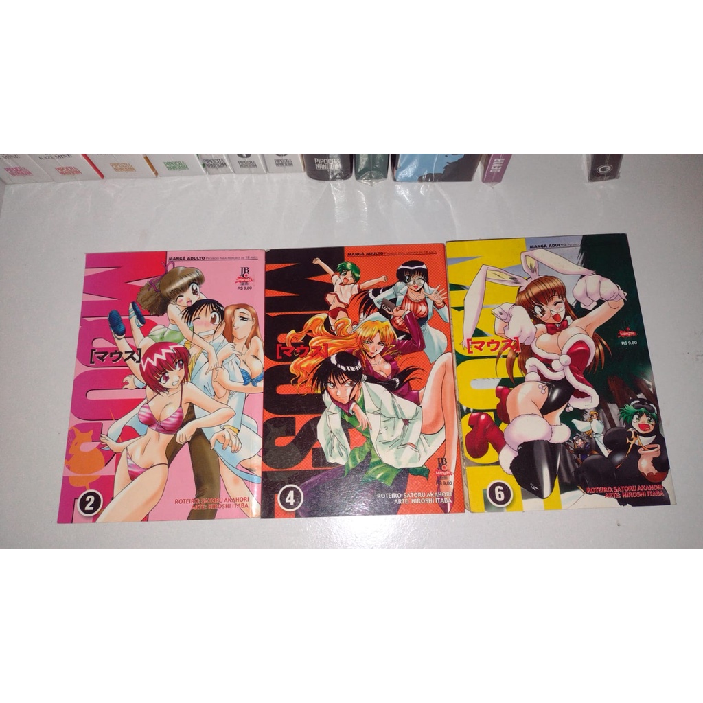 Mouse Mangá (18+) Volumes 2,4,6 Editora JBC | Shopee Brasil