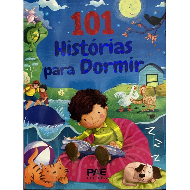 Livro 101 Histórias para Dormir Editora PAE | Shopee Brasil