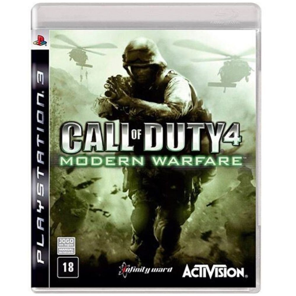 Call Of Duty Modern Warfare 4 PS3 Usado Mídia Física