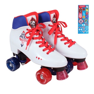 Patins Quad Harley Quinn - Super Hero Girls