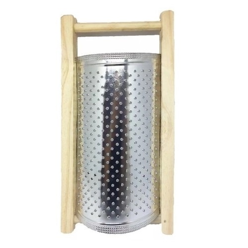 Ralador Mineiro Gigante para Milho/Queijo Aço Madeira 43cm | Shopee Brasil