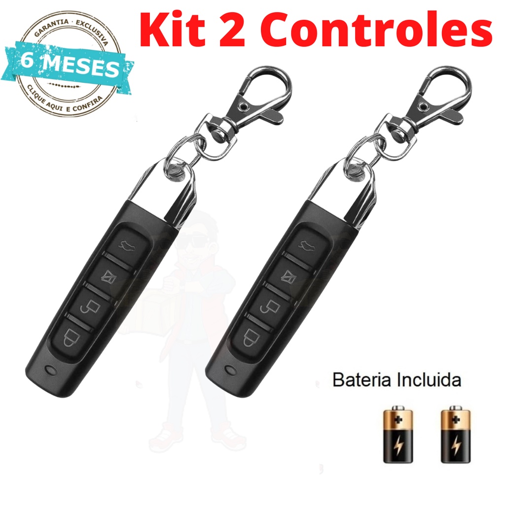 Kit Controle Remoto Port O Alarme Copiador Clone Duplicador Shopee Brasil