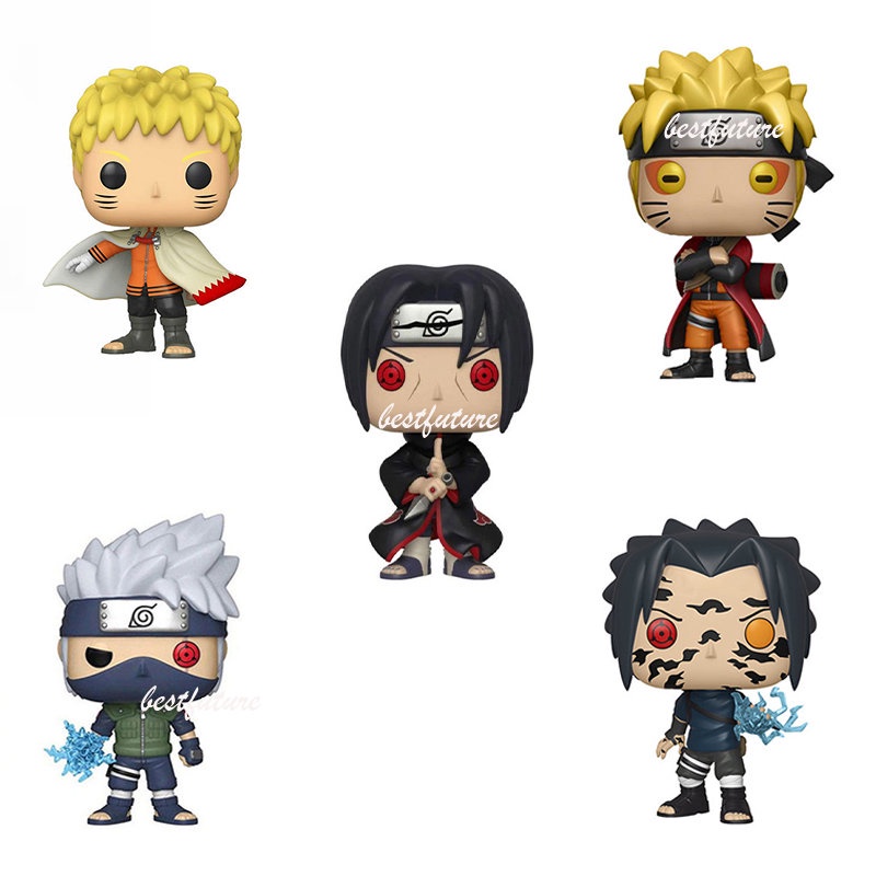 6 Peças Figura Naruto Sasuke Kakashi Itachi Dos Desenhos Animados Modelo  Figuras Boneca - Desconto no Preço