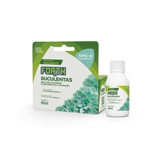 Adubo Orgânico Forth para Suculentas NPK+8 Concentrado 60ml