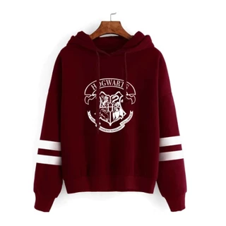 Moletom Canguru Harry Potter Hogwarts C/ Listras Unissex Envio Já!