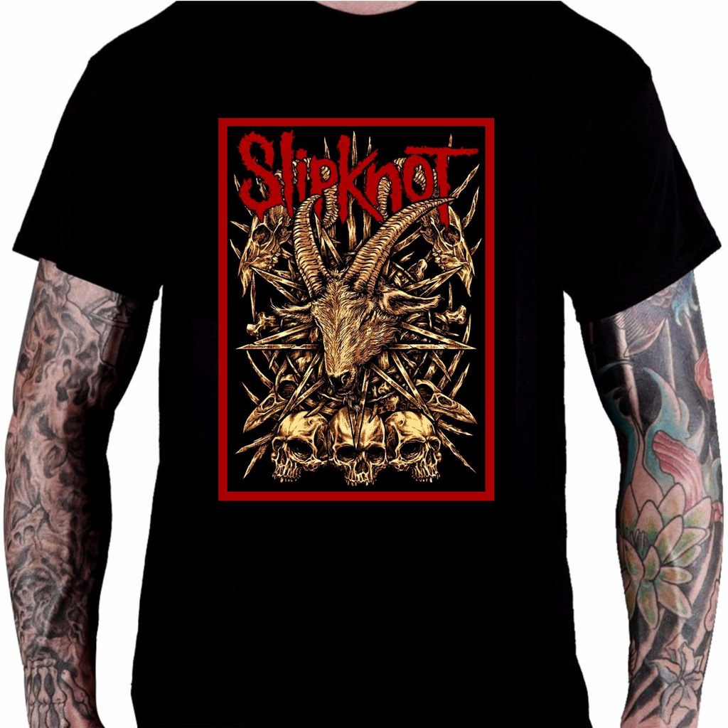 Camiseta Slipknot Rock And Roll Banda S54 | Shopee Brasil