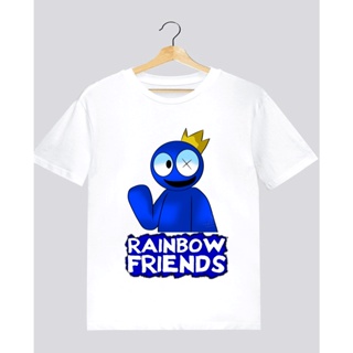 Camiseta Infantil Rainbow Friends Jogo Roblox Blue