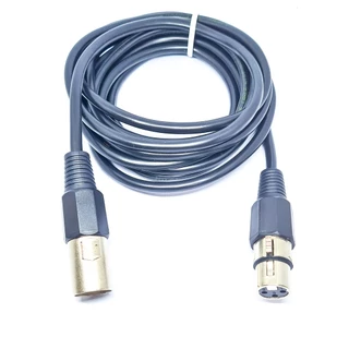 Cabo Xlr Xlr 3m Balanceado P/ Phantom Power Microfone Bm800