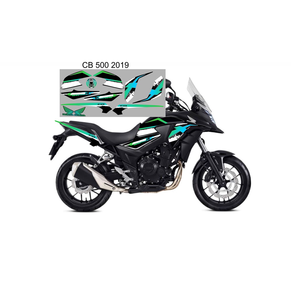KIT ADESIVOS CB 500 X PERSONALIZADO