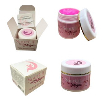 5 Pastas Magica Sobrancelha Nutricao e Modelagem SourCil 15g Efeito Brow Lamination