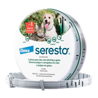 Coleira Seresto Antipulgas E Carrapatos Para Caes E Gatos Ate 8kg