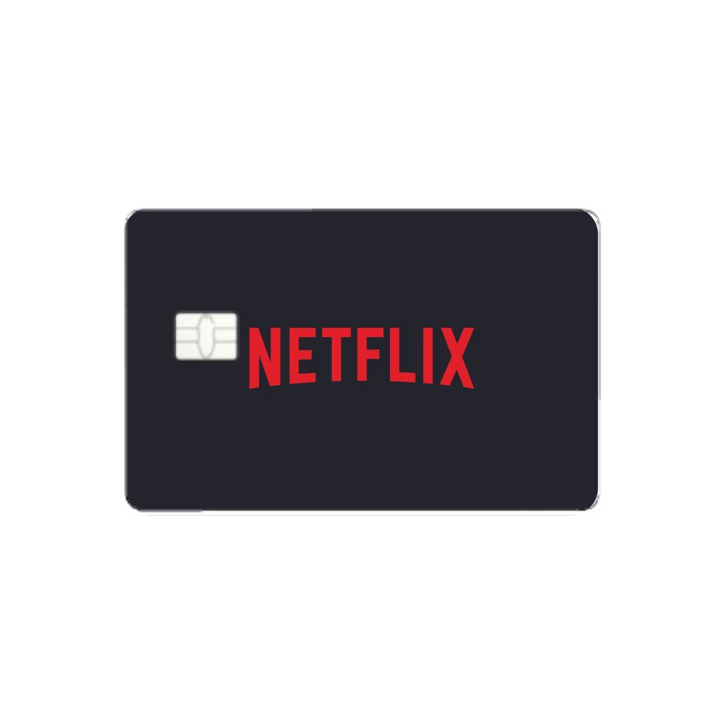 Adesivo Para Cartão Skin Card NETFLIX